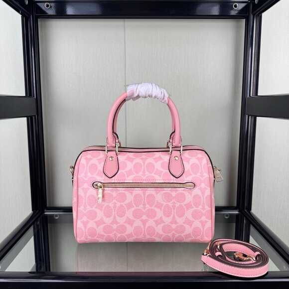 NWT Coach Rowan Large Satchel Bag In Signature Canvas CAO77 - Picture 2 of 8